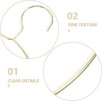 3pcs Golden Metal Scarf Ring Hangers and Belt Organizer, Round Iron Clothes Rack for Women’s Tie Storage, Wall Closet Accessory for Scarves, Shirts, and Jackets