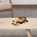 MagiDeal Vintage Car Model Miniature Automobile Antique Design Collectible Vehicle Figurine Wooden Ornament for Lovers Adults Him Son, Style C