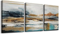 MHARTK66 Abstract Nature Landscape Wall Art for Living Room, Set of 3 Modern Canvas Prints Paintings Artwork for Walls, Wall Decor Pictures for Bedroom Dining Room Office Home Decoration 16x24 Inch