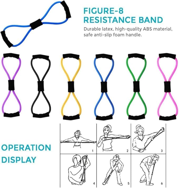 Pilates Essentials Kit for Women - Home Fitness Equipment Set, Includes Pilates Ring, Yoga Ball, Resistance Bands, Booty Bands for Core Strength, Glute Toning, and Yoga Stretching