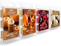 UCC Plant Based All Natural Wax Melts, Strong Fragrance, Long Lasting Premium Soy Scented Melts Cubes, Wax Melts Tarts, Colored Wax Melt - 4 Pack