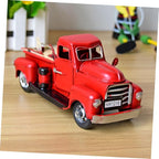 DECHOUS Vintage Handmade Iron Car Model Retro Desk Ornament Metal Toy Decor for Home and Office Unique for Car Enthusiasts and Collectors
