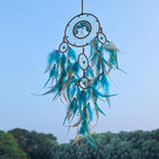 Dream Catcher, Handmade Dreamcatcher with Healing Crystal Stone, Tree of Life Dream Catchers Hanging Ornament for Home Bedroom Birthday Party, Perfect Craft Gift for Kids