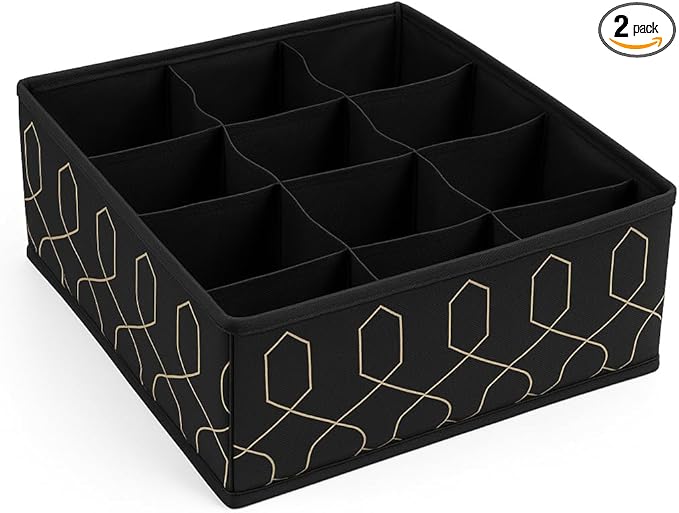 Fabric Drawer Organizer – Foldable Cloth Storage Box for Clothes, Closet, and Dresser Organization
