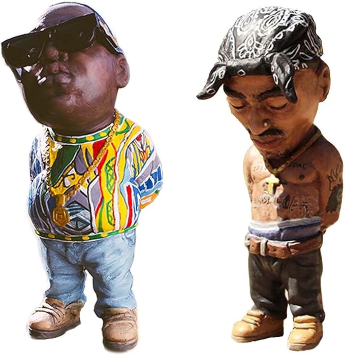 Legend-Commemorative Resin Ornaments, Peculiar and Interesting Rap Music Star Resin Sculptures, Commemorative Resin Ornaments, Best Gift for Friends, Black