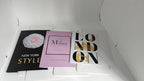 3 PCS Faux Decorative Books for Home Decor-Coffee Table Books Decor-Aesthetic Fake/Faux Books for Decoration,libros Decoration for Coffee Table, Shelf Accessories (3-Mix-MilanNewYorkLondon)