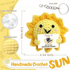 Class of 2026 Graduation Gifts Positive Crochet Sunshine, Emotional Support Crochet Dolls - Graduation Gifts for Friends, Classmate, Son, Daughter | College or Masters Degree Congratulations Present