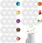Demissle Replacement Fragrance Disc Towel Warmer Bucket Fragrance Scented Pads, 8 Flavors (24 Pcs)