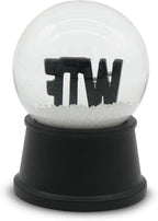 Funny Novelty Snow Globe – Quirky Mini Desk Gift for Office, Home, or Holiday – Unique Collectible Gag Gift for Friends and Coworkers - WTF