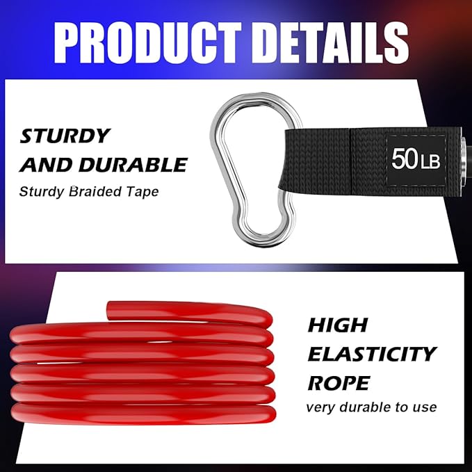 VEICK Resistance Bands, One Single Exercise Bands, Workout Bands Resistance Training for Home Workouts Fitness Pilates