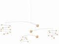 Symphony in 3 Movements Hanging Mobile - 33 Inches - Beech Wood and Steel - Handmade in Denmark by Flensted