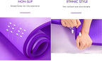 Thickened Explosion-Proof Yoga Ball Edging Yoga mat Set, Yoga Starter kit, Non-Slip Fitness mat, Eight-Piece Suit, Yoga Exercise Professional Set