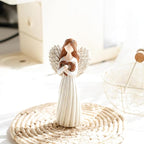 Remembrance Angel Figurine - Sympathy Gift for Loss of Loved One, Memorial Keepsake for Women - Memorial Hand-Painted Figurine to Hold Each One Safely in Your Heart - Life Was a Willow Branch Heart