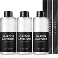 COCODOR Reed Diffuser Oil Refill/Garden Lavender/6.7oz(200ml)/3 Pack/Aroma Therapy, Home Fragrance, Scented Oils, Oils for Reed Diffuser, Office Décor, Decoration