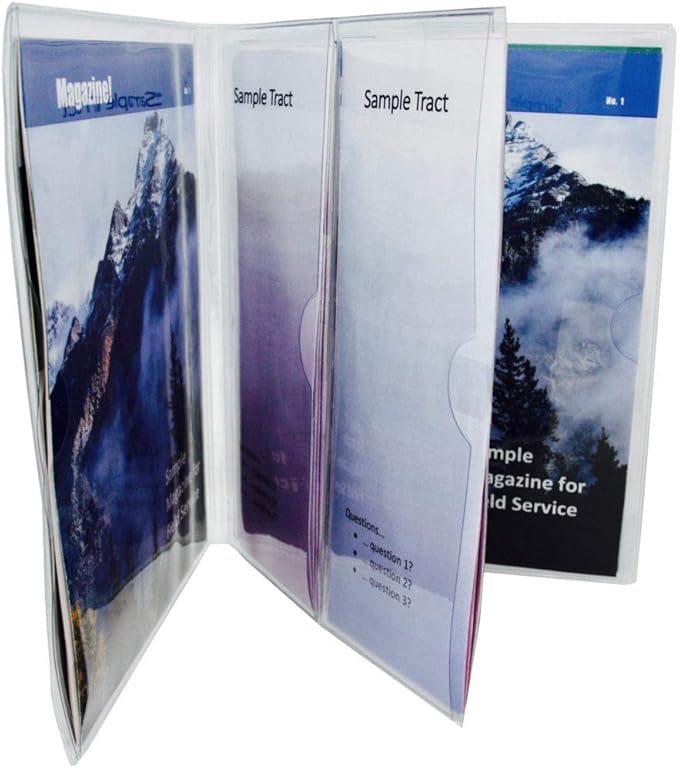 Vinyl Magazine and Tract Organizer
