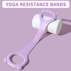 Figure 8 Fitness Resistance Band with Handles, Arm & Back Training Elastic Rope for Pure Barre Workout, Chest, Shoulder Stretching Exercise Equipment for Yoga, Pilates & Physical Therapy.
