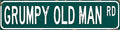Man Cave Grumpy Old Man Rd Metal Tin Sign 4x16 In Vintage Plaque Decor For Home Restaurant Bar Cafe Garage Decor Unique Gift For Humor Lovers