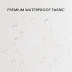 Oubonun 12x20 Outdoor Pillow Inserts (Pack of 2) - Square Waterproof Throw Pillow - Decorative Throw Pillows Insert for Couch Sofa Bed Patio Furniture - White Pillows