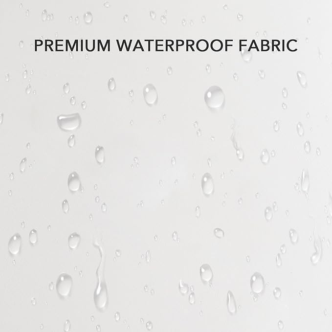 Oubonun 24x24 Outdoor Pillow Inserts (Pack of 2) - Square Waterproof Throw Pillow - Decorative Throw Pillows Insert for Couch Sofa Bed Patio Furniture - White Pillows