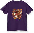 Dabbing Turkey 67 Funny Thanksgiving Pilgrim Kids Boys Girls Cool Swag Retro Fall Football Feast