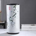 Commercial Ceramic Vintage Umbrella Stand Hand-appliqué Chinese Large capacity Umbrella Holder Organizer Umbrellas Storage Bucket for Entryway(D)