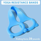 Figure 8 Fitness Resistance Band with Handles, Arm & Back Training Elastic Rope for Pure Barre Workout, Chest, Shoulder Stretching Exercise Equipment for Yoga, Pilates & Physical Therapy.
