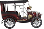 Old Vintage Car Model, Antique Car Miniature Arts Craft for Home Office Desk Shelf Decoration Gift Idea