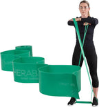 THERABAND CLX Resistance Band with Loops, 5-Foot Non-Latex Exercise Band for Mobility, Rehab, Stretching & Home Workouts, Color-Coded Resistance Levels