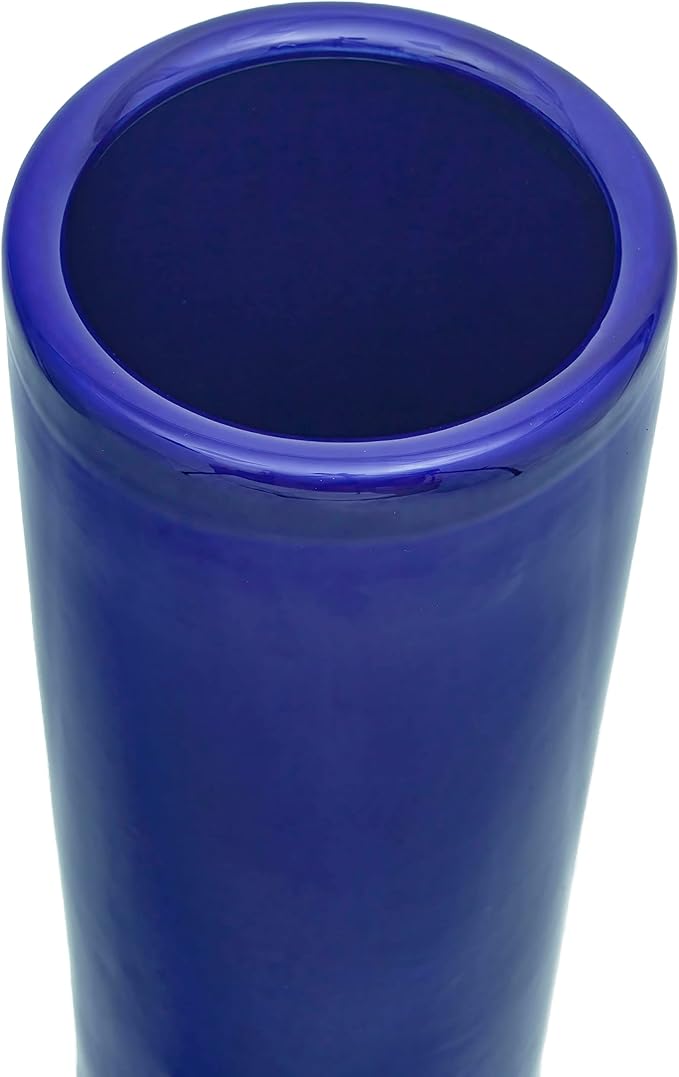 Red Lantern 24" Navy Blue Umbrella Stand