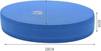 Oval Balance Pad, Non-Slip Foam Pad Exercise Balance Pad Soft Stability Trainer Knee Pads Trainer for Therap-y, Yoga, Dancing Balance Training, Pilates,Fitness(Blue)