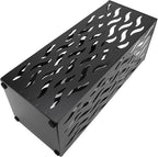 Metal Umbrella Holder, Square Umbrella Stand Rack for Entryway, 6.3" x 6.3" x 16.5" (Black)