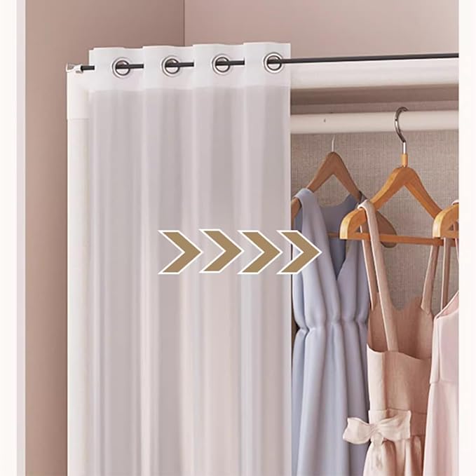 Portable Closet,Portable Closets for Hanging Clothes,Japanese Style Wardrobe Clothing Rack with 2 Drawers,1 Hanging Rods and 2 Storage Shelves,27.5" L x 17.7" W x 65.1" H,Black