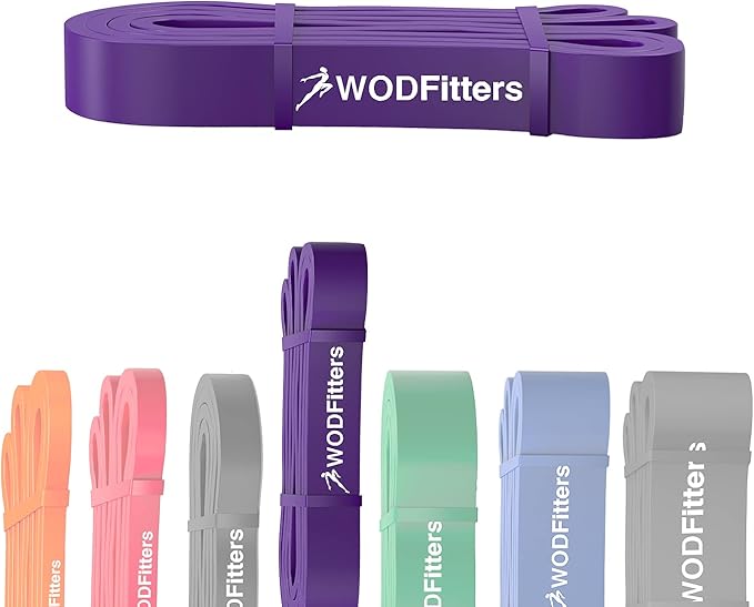 WODFitters Pro Series Pull-Up Assistance Bands – Premium Resistance Loop Bands for Assisted Pull Ups, Muscle Ups, Strength Training & Mobility – Durable Bands for Functional Fitness
