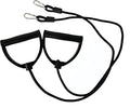 1 Pair Resistance Bands with Handles and Clips - Pedal Exercise Bands Strength Strength Training Home Gym Yoga Pilates Durable Clips Pedal Band Stepper Therapy