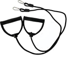 1 Pair Resistance Bands with Handles and Clips - Pedal Exercise Bands Strength Strength Training Home Gym Yoga Pilates Durable Clips Pedal Band Stepper Therapy