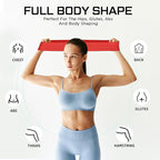 12 Pcs Fabric Resistance Bands for Working Out Booty Workout Stretch Exercise Bands Non Slip for Legs Squat Resistance Loop for Women Men Starter Butt Hip Thigh Fitness