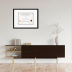 Rempry 12x16 Picture Frame, Display 8.5x11 Certificate Document Award with Mat or 12x16 Without Mat, Wall Hanging or Tabletop Photo Frame, Black, 1 Pack