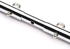 2pcs Silver Portable Restore Spreader Bar, Exercise Guide Pilates Sports Aid Training Fitness Gear, Home Yoga Gym Kit with Fur Flocking Storage Bag