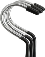 XGNG 3PCS Black Non-Slip Belt Rack Tie Hanging Hooks Closet Accessories Scarf Ring Hangers Scarf Organizer Storage Holders for Ties Scarves Belts Tank Tops Pashminas