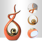 Norrclp Home Decor Modern Abstract Art Ceramic Statue Table Decorations for Dining Room Living Room Office Centerpiece