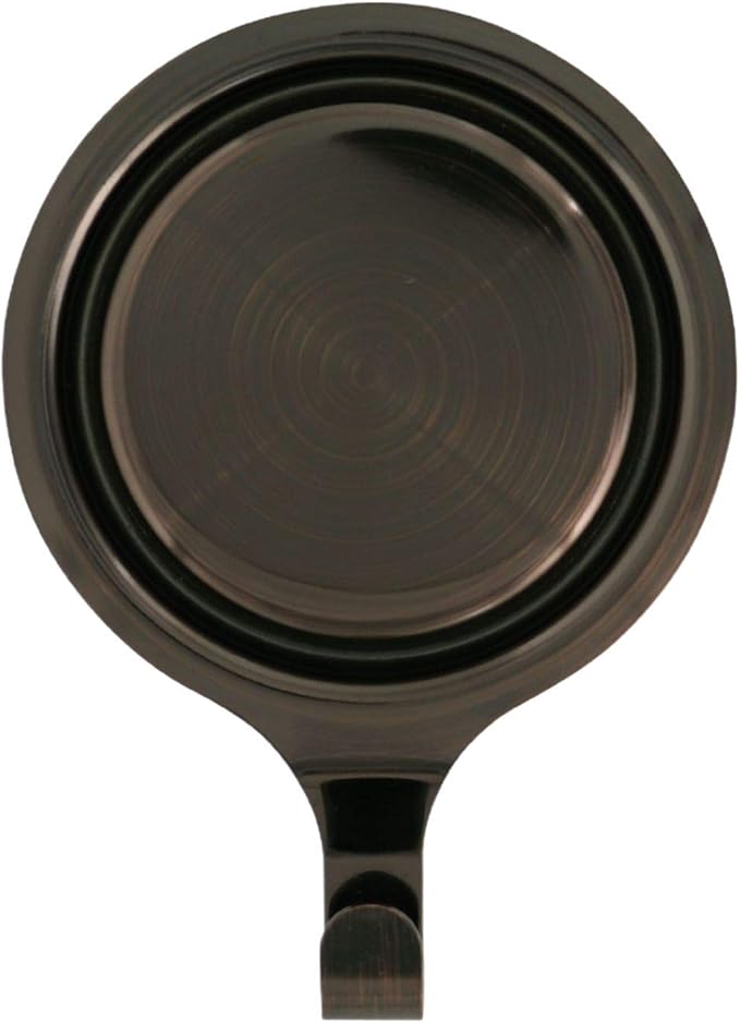 Haute Decor Attract Pinch-Free Magnetic Wreath Hanger (Oil-Rubbed Bronze) - 1 Pack - Strong Hook for Metal Doors and Surfaces