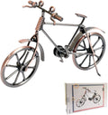 Bicycle Decor Unique Metal Bicycle Home Office Bike Decoration Art Ornaments Figurines Bike Red Copper Bike Decor Iron Decorative Bicycle Classic Bike Sculpture for Children Toys Gifts