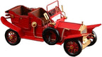 Mini Cars Replica Retro Nostalgic Iron Classic Car Ornaments Home Living Room TV Cabinet Car Model Desktop Decorations Race Car Birthday Party Decorations(Red)