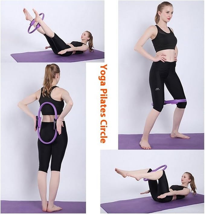 Women's Essential Pilates Set, Including 5 Accessories, Pilates Ring Boot Strap, Women's Yoga Set, and gluteal Yoga Ball Boot Strap