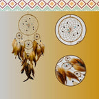 Dream Catchers for Adults Original Dream Catcher Wall Decor for Bedroom Boho Hanging Ornament with Natural Feathers for Living Room Large
