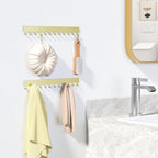 Necklace Holder Hanging Jewelry Organizer: Self-Adhesive Wall Organizer for Necklaces, 2 Pack, Gold