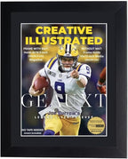 Creative Picture Frames 8 x 10.5 Magazine Frame with Full-Strength Glass, Holds Up To A 1/4" Thick Media with Installed Hangers for Easy Mounting, 10x12 Manhattan Black Frame with Black Mat