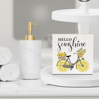 Lemon Decorations Sunshine Decor Summer Home Decor Summer Decorations Wooden Box Sign for Home Office Farmhouse Table Shelf