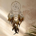 Dream Catchers for Adults Original Dream Catcher Wall Decor for Bedroom Boho Hanging Ornament with Natural Feathers for Living Room Large
