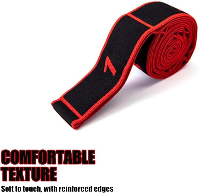 Fitness Resistance Bands with Handles,Numbered Resistance Bands for Stretching,8 Segment Adjustable Pilates Stretching Band for Full Body Stretching Shaping,Suitable for Beginner
